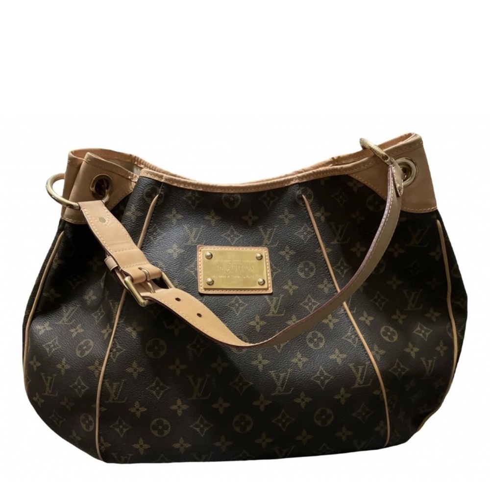 Louis Vuitton Dark Brown Monogram Hobo Bag